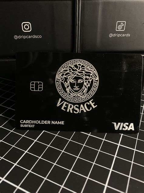 Versace watches credit card